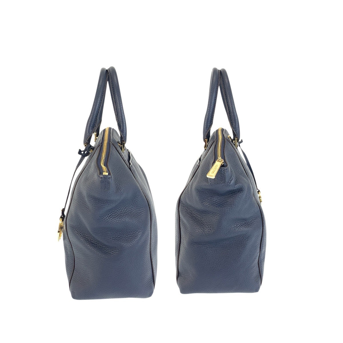 22978
Michael Kors 2-way Navy Gold Hardware Leather Shoulder Bag Tote Bag Ladies ABP7