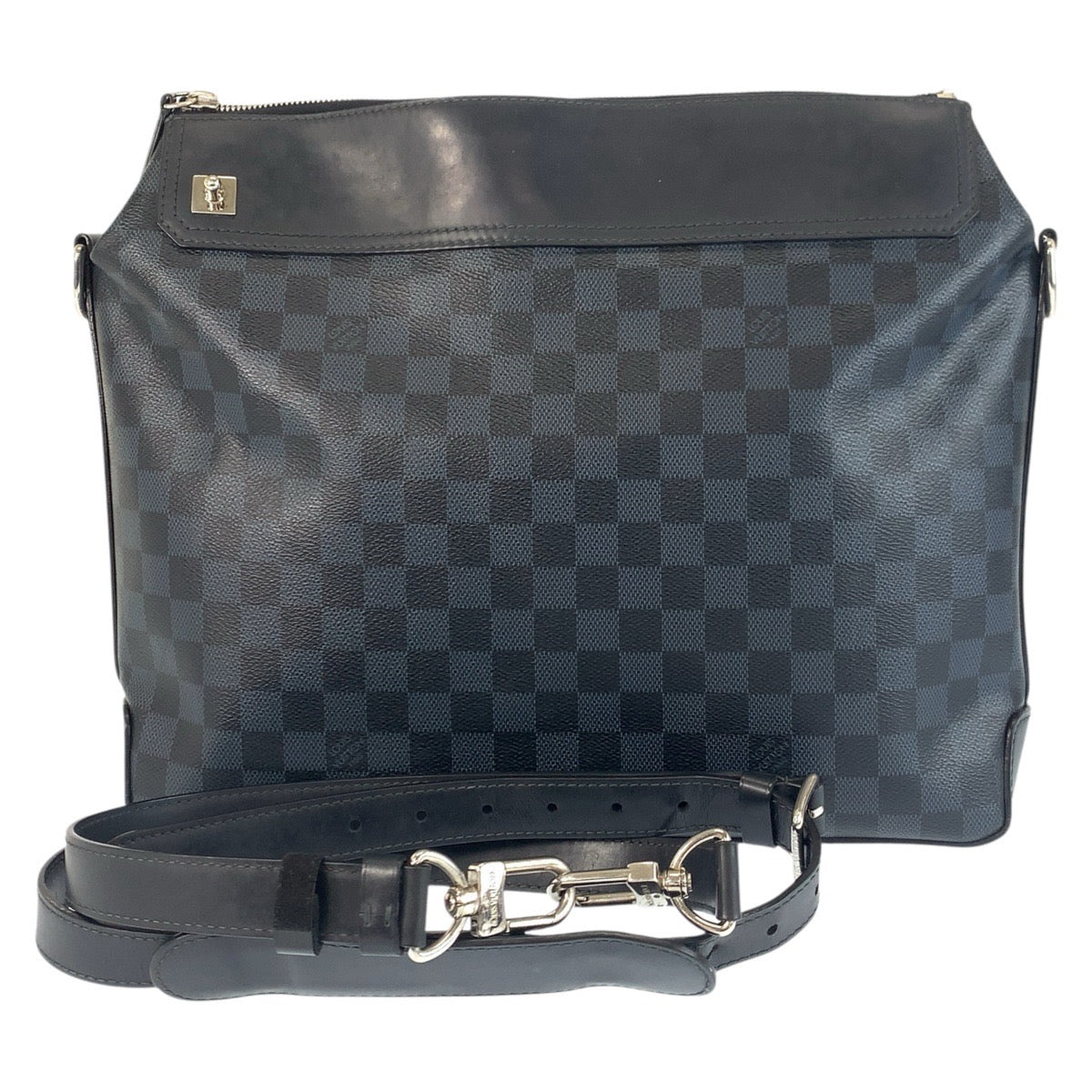 22979
LOUIS VUITTON ルイヴィトン ダミエ コバルト メッセンジャー グリニッジ ブルー ブラック シルバー金具 PVC / レザー N41348 ビジネスバッグ ブリーフケース ショルダーバッグ メンズ AB75
