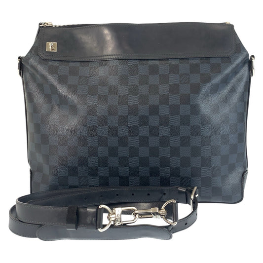 22979
LOUIS VUITTON ルイヴィトン ダミエ コバルト メッセンジャー グリニッジ ブルー ブラック シルバー金具 PVC / レザー N41348 ビジネスバッグ ブリーフケース ショルダーバッグ メンズ AB75