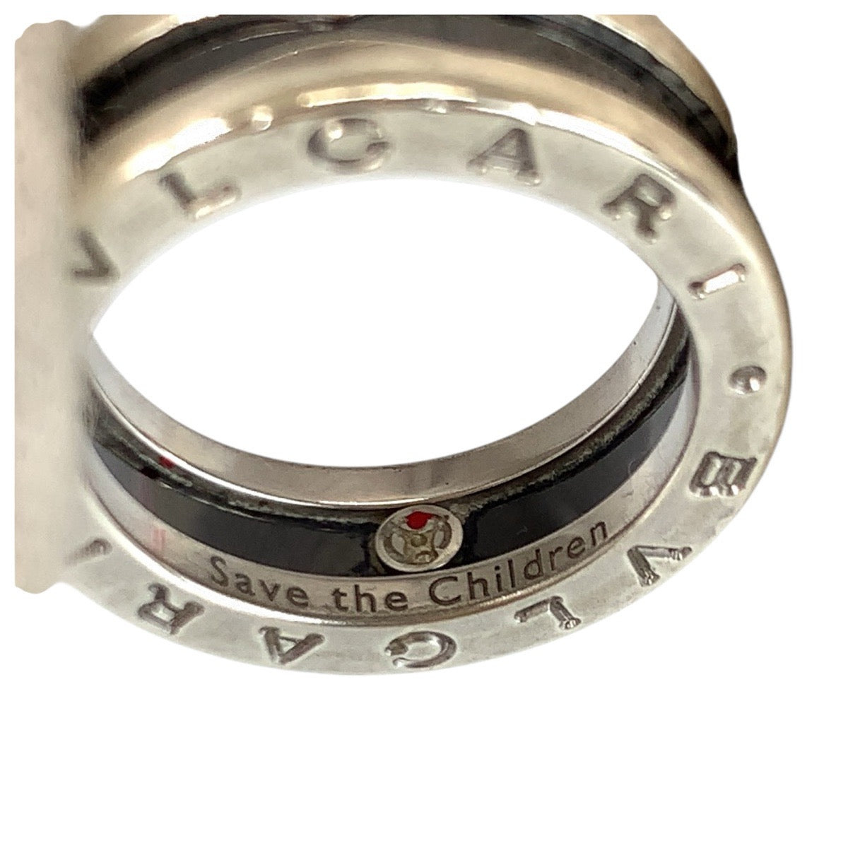 22983
BVLGARI Bvlgari B.zero1 Save the Children Size 53 Silver Black Silver 925 / Ceramic Ring 13 (US size 6.5) Women's ABP21