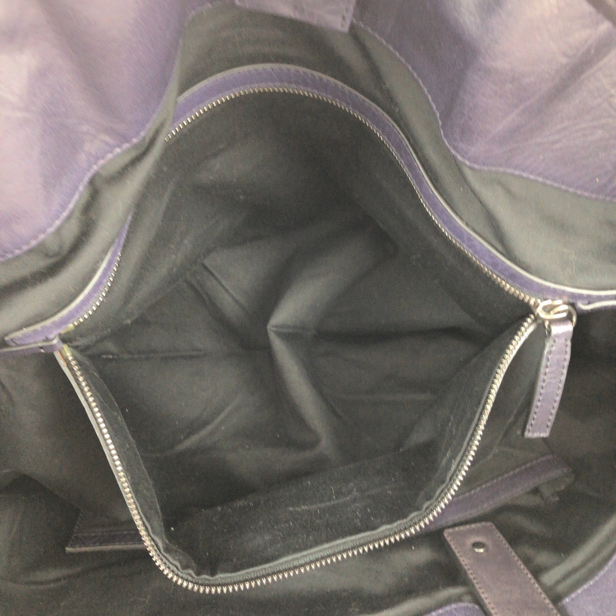 22985
JIL SANDER ジルサンダー ネイビー シルバー金具 レザー トートバッグ ハンドバッグ 男女兼用 メンズ ABP42