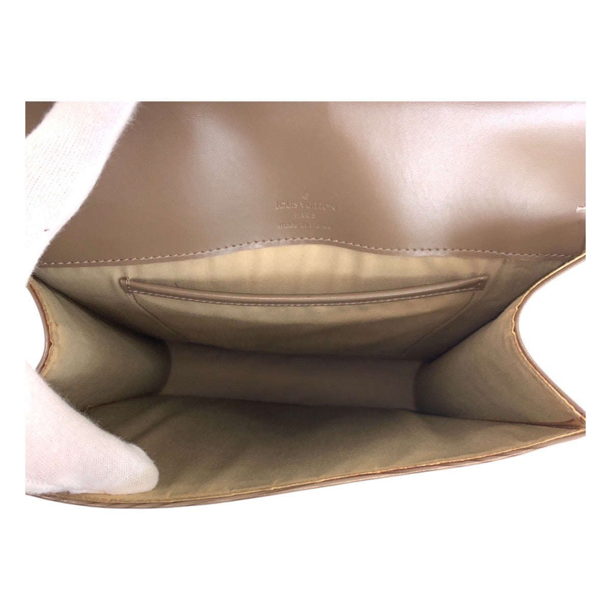 22992
LOUIS VUITTON ルイヴィトン エピ ラマチュエル ペッパー ベージュ シルバー金具 レザー M5247C ショルダーバッグ ポシェット レディース AB28