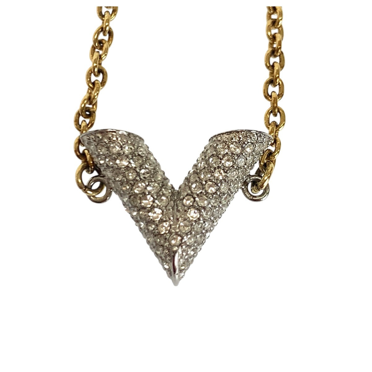 22994
LOUIS VUITTON ルイヴィトン エセンシャル V ストラス ゴールド シルバー メタル / クリスタル M68034 ブレスレット レディース ABP21