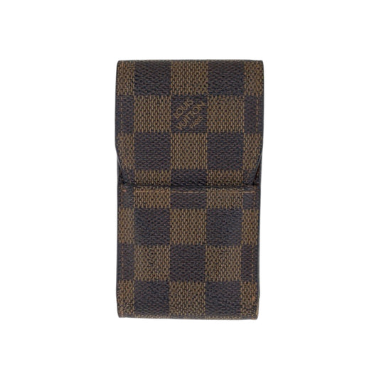 22996
LOUIS VUITTON ルイヴィトン ダミエ エベヌ エテュイ シガレット ブラウン PVC N63024 シガレットケース 小物入れ 男女兼用 メンズ AB5