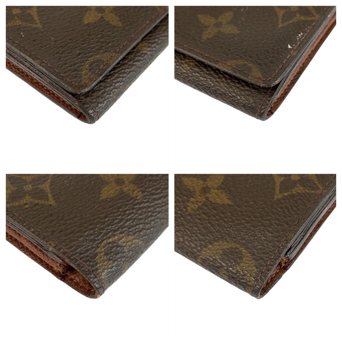 22998
LOUIS VUITTON Louis Vuitton Monogram Brown PVC M62920 Card Holder Card Case Ladies AB8