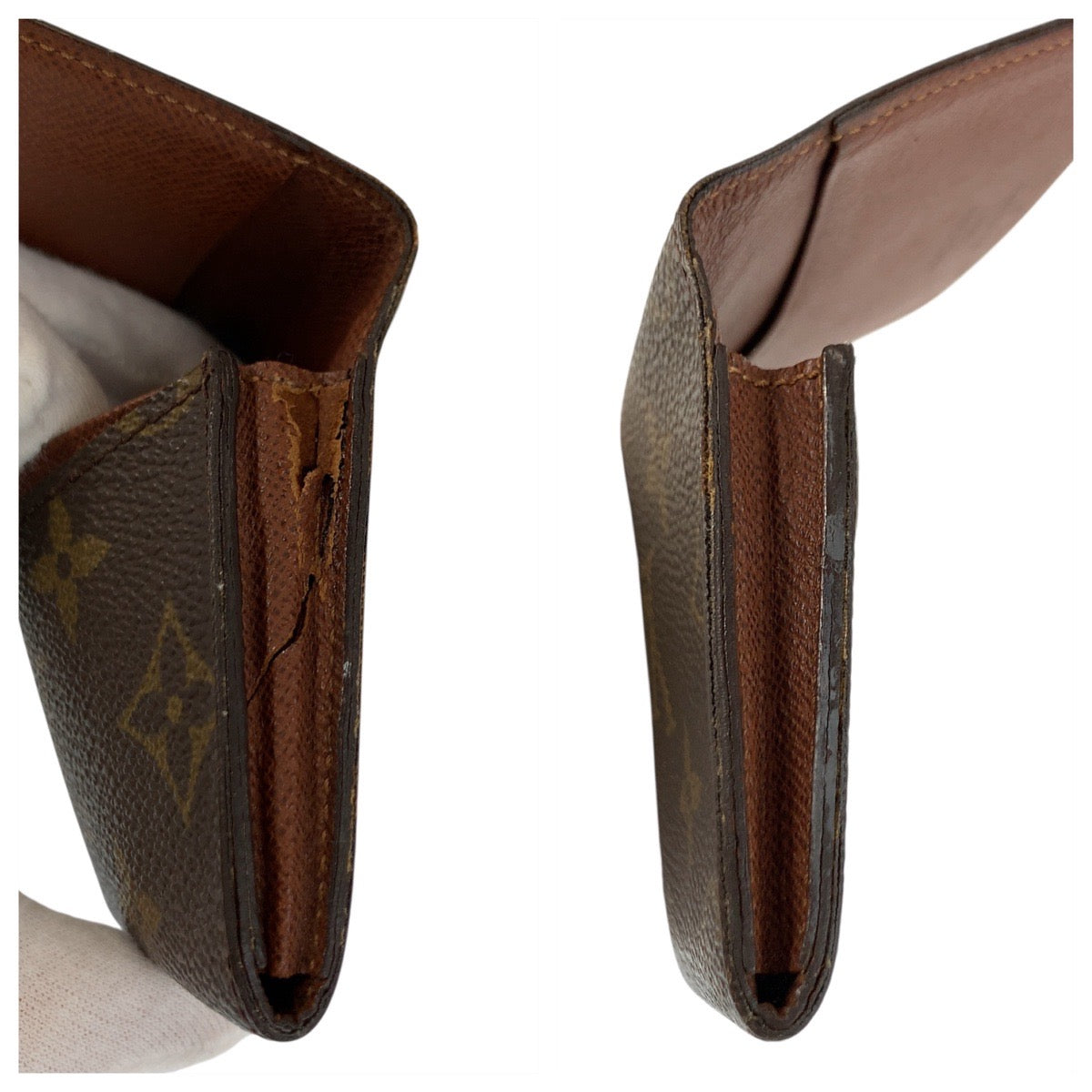 22998
LOUIS VUITTON Louis Vuitton Monogram Brown PVC M62920 Card Holder Card Case Ladies AB8