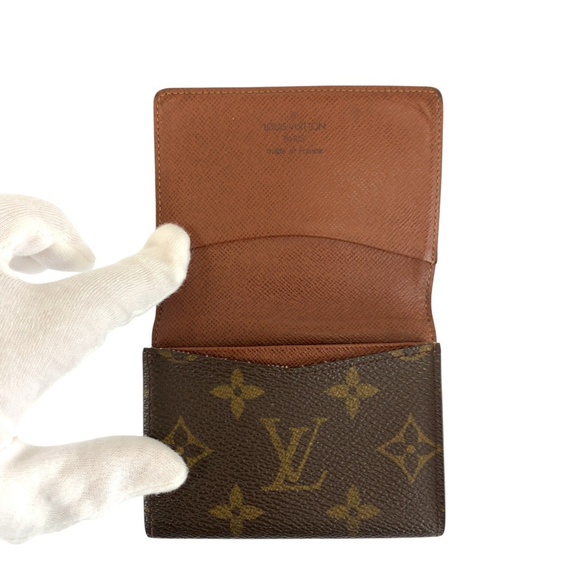 22998
LOUIS VUITTON Louis Vuitton Monogram Brown PVC M62920 Card Holder Card Case Ladies AB8