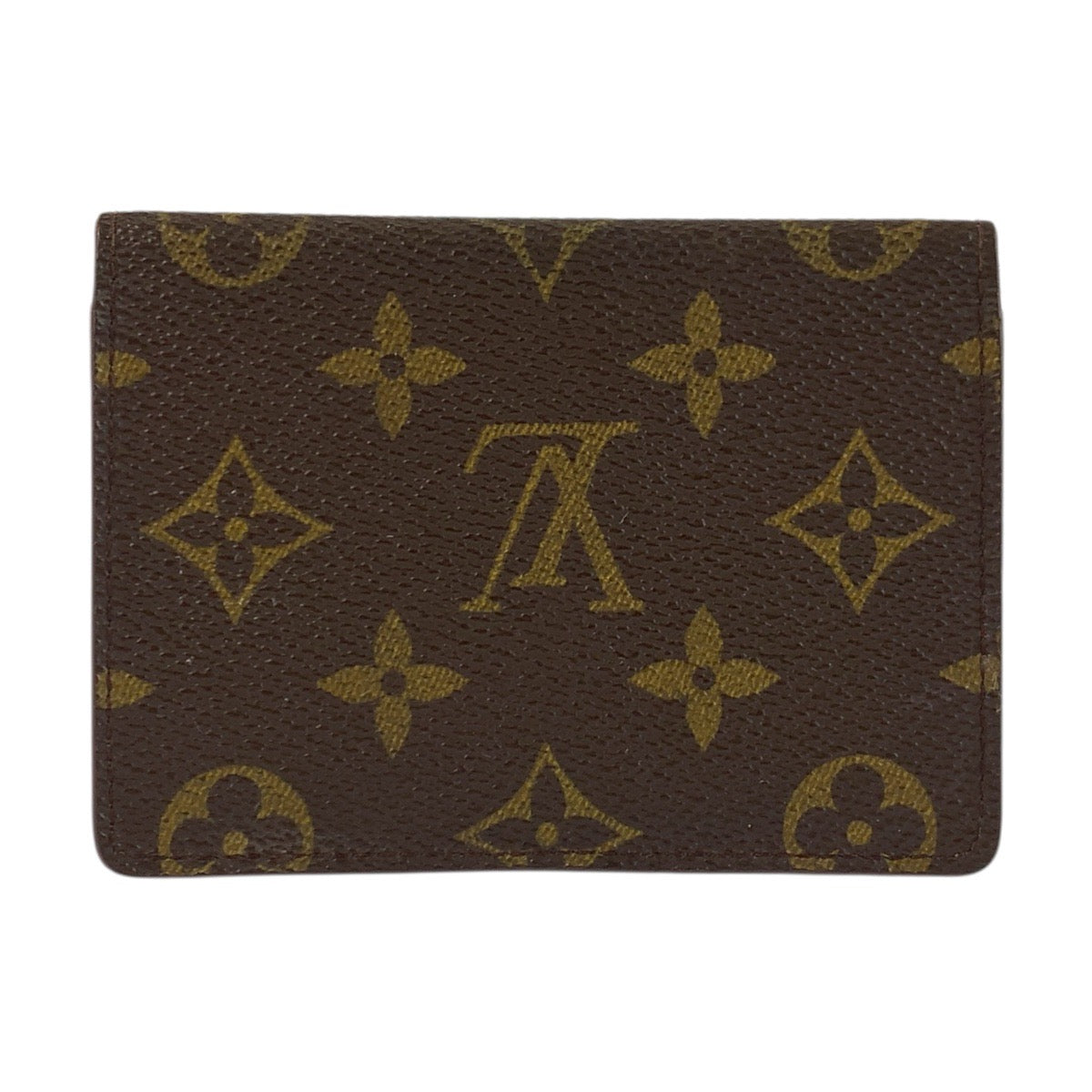 22999
LOUIS VUITTON ルイヴィトン モノグラム ポルト2カルトヴェルティカル ブラウン PVC M60533 パスケース 定期入れ カードケース メンズ AB5