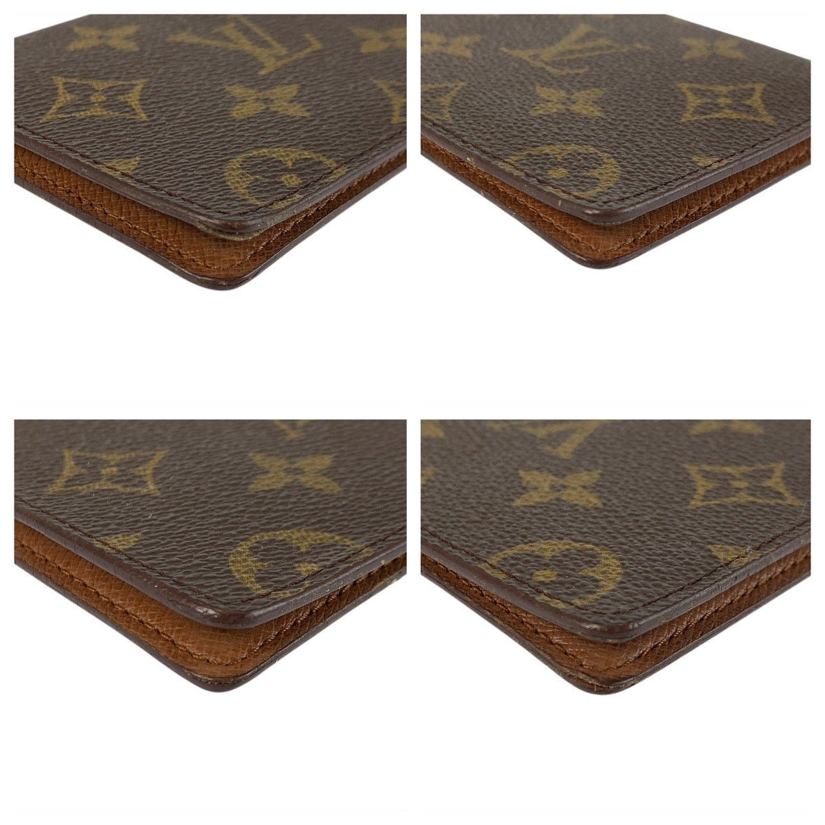 22999
LOUIS VUITTON ルイヴィトン モノグラム ポルト2カルトヴェルティカル ブラウン PVC M60533 パスケース 定期入れ カードケース メンズ AB5