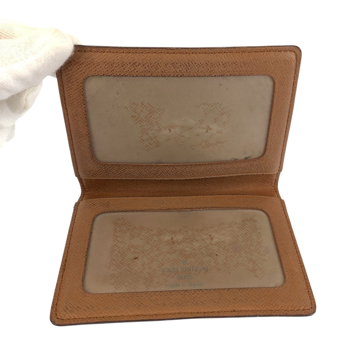 22999
LOUIS VUITTON ルイヴィトン モノグラム ポルト2カルトヴェルティカル ブラウン PVC M60533 パスケース 定期入れ カードケース メンズ AB5