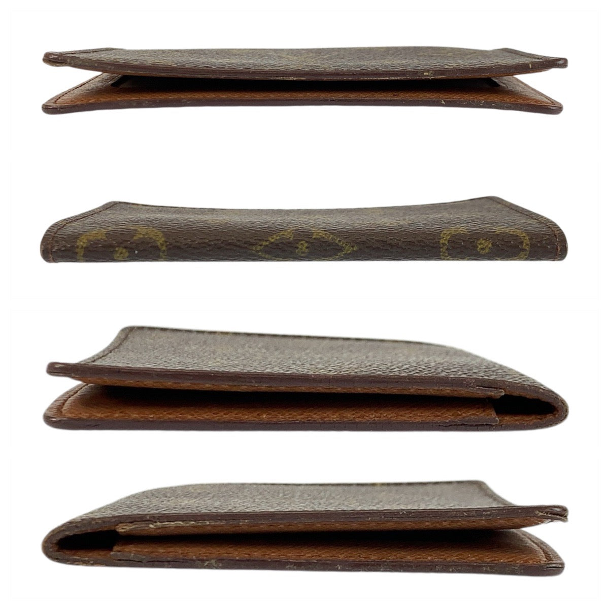 22999
LOUIS VUITTON ルイヴィトン モノグラム ポルト2カルトヴェルティカル ブラウン PVC M60533 パスケース 定期入れ カードケース メンズ AB5