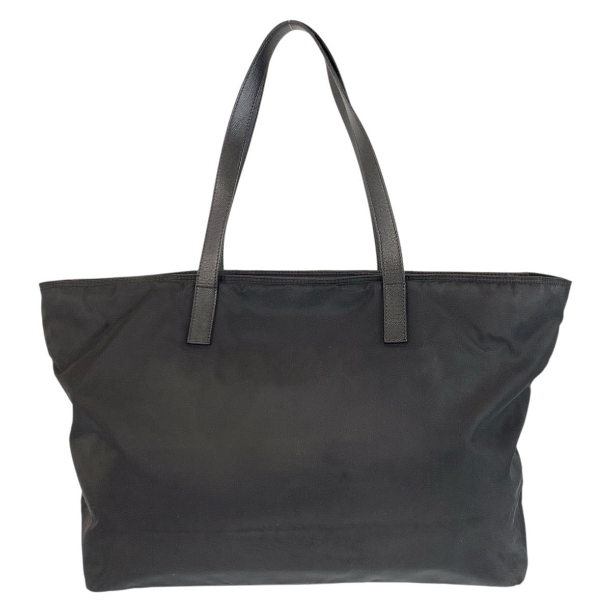 23001
PRADA プラダ テスート 三角ロゴプレート ブラック 黒 シルバー金具 ナイロン / レザー トートバッグ ショルダーバッグ レディース ABP35
