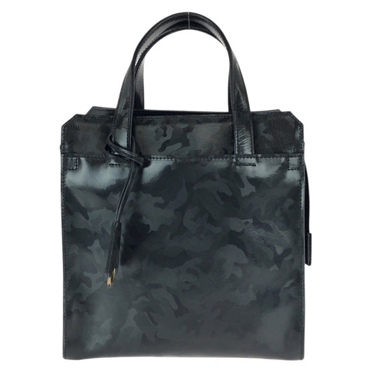 23004
aniary アニアリ カモフラ 迷彩 ブラック 黒 ゴールド金具 シルバー金具 レザー ミニトートバッグ ハンドバッグ レディース ABP10