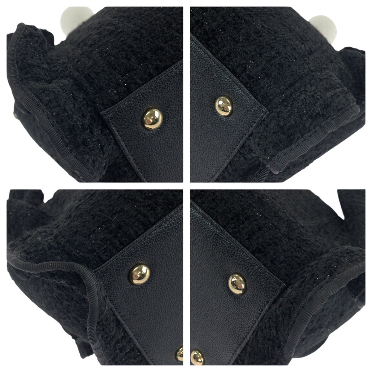 23006
Samantha Vega サマンサベガ ツイードフリル 2way ブラック 黒 ゴールド金具 ポリエステル 2420175213 ショルダーバッグ トートバッグ レディース SA8