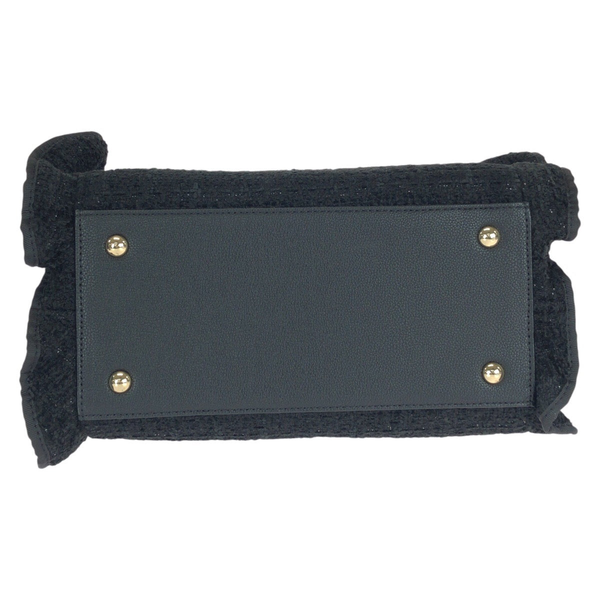 23006
Samantha Vega サマンサベガ ツイードフリル 2way ブラック 黒 ゴールド金具 ポリエステル 2420175213 ショルダーバッグ トートバッグ レディース SA8