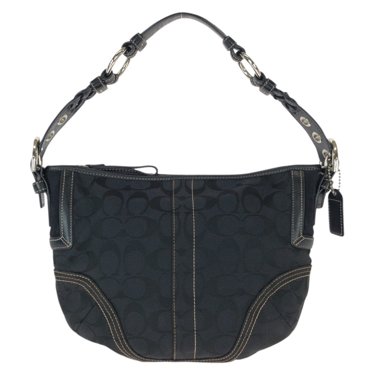 23010
COACH Signature Black Canvas / Leather 6267 Shoulder Bag Handbag Ladies ABP8