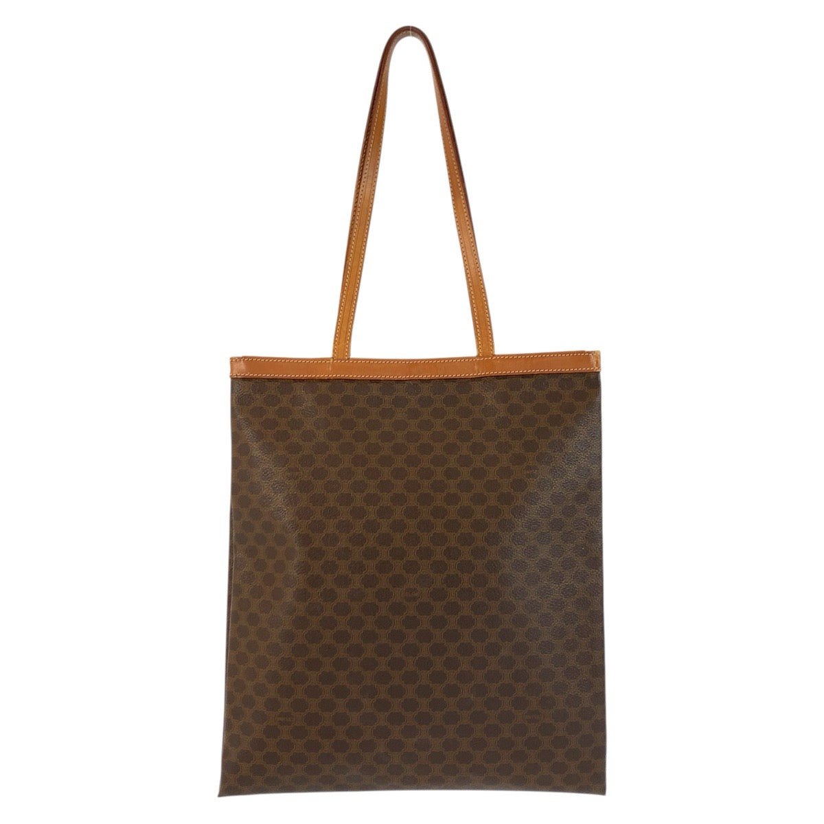 23011
CARTIER カルティエ ヴィンテージ マカダム ブラウン PVC / レザー M162 トートバッグ ショルダーバッグ レディース B5