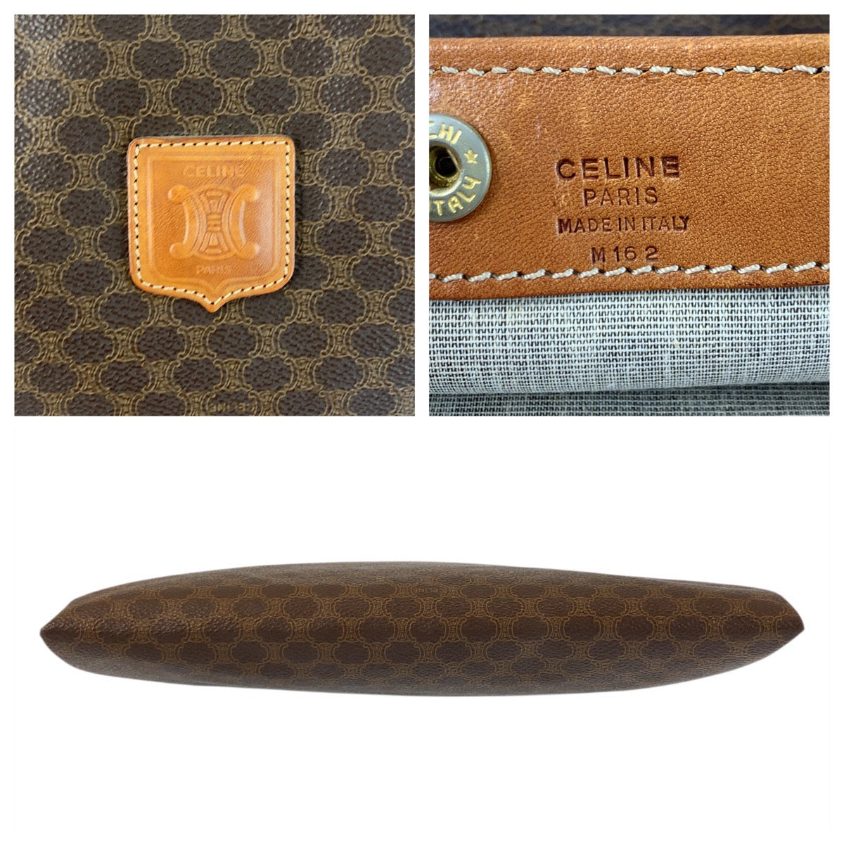 23011
CARTIER カルティエ ヴィンテージ マカダム ブラウン PVC / レザー M162 トートバッグ ショルダーバッグ レディース B5