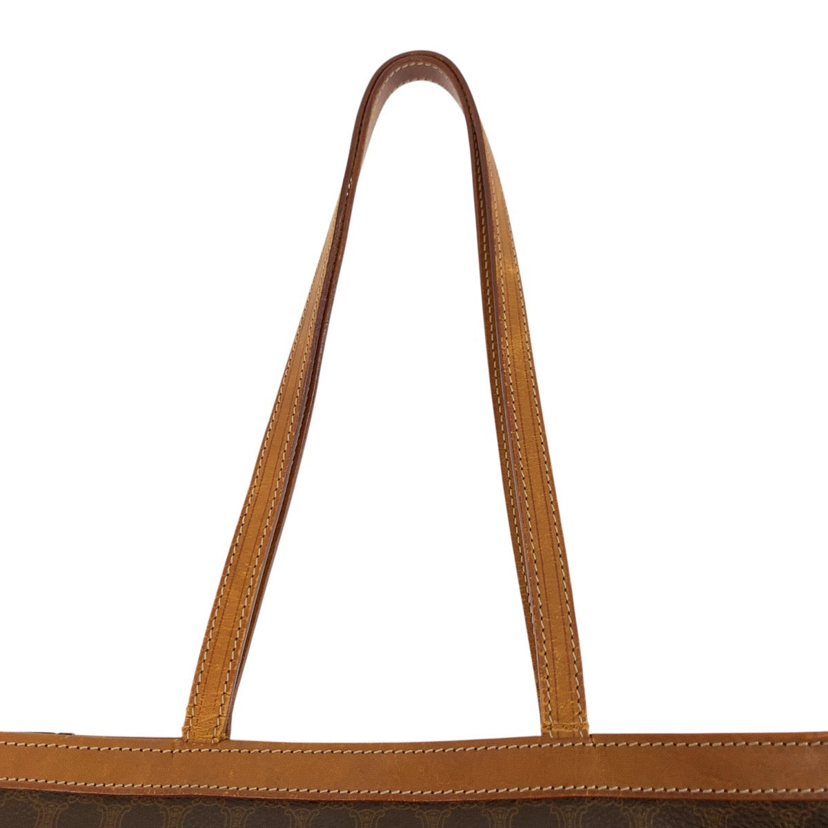 23011
CARTIER カルティエ ヴィンテージ マカダム ブラウン PVC / レザー M162 トートバッグ ショルダーバッグ レディース B5