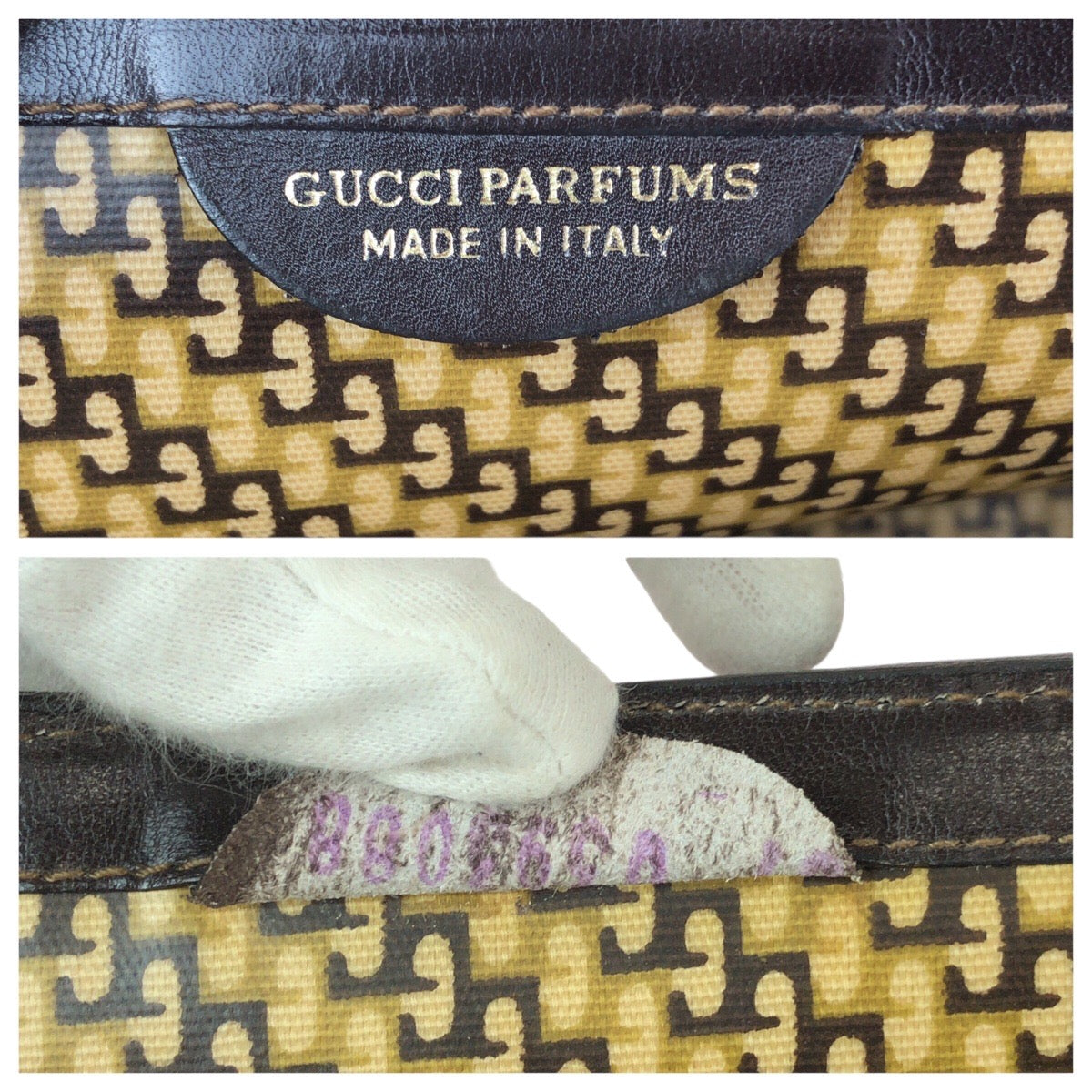 23021
GUCCI グッチ ヴィンテージ オールドグッチ シェリーライン ブラウン ゴールド金具 レザー / スエード クラッチバッグ セカンドバッグ ハンドポーチ メンズ ABP28