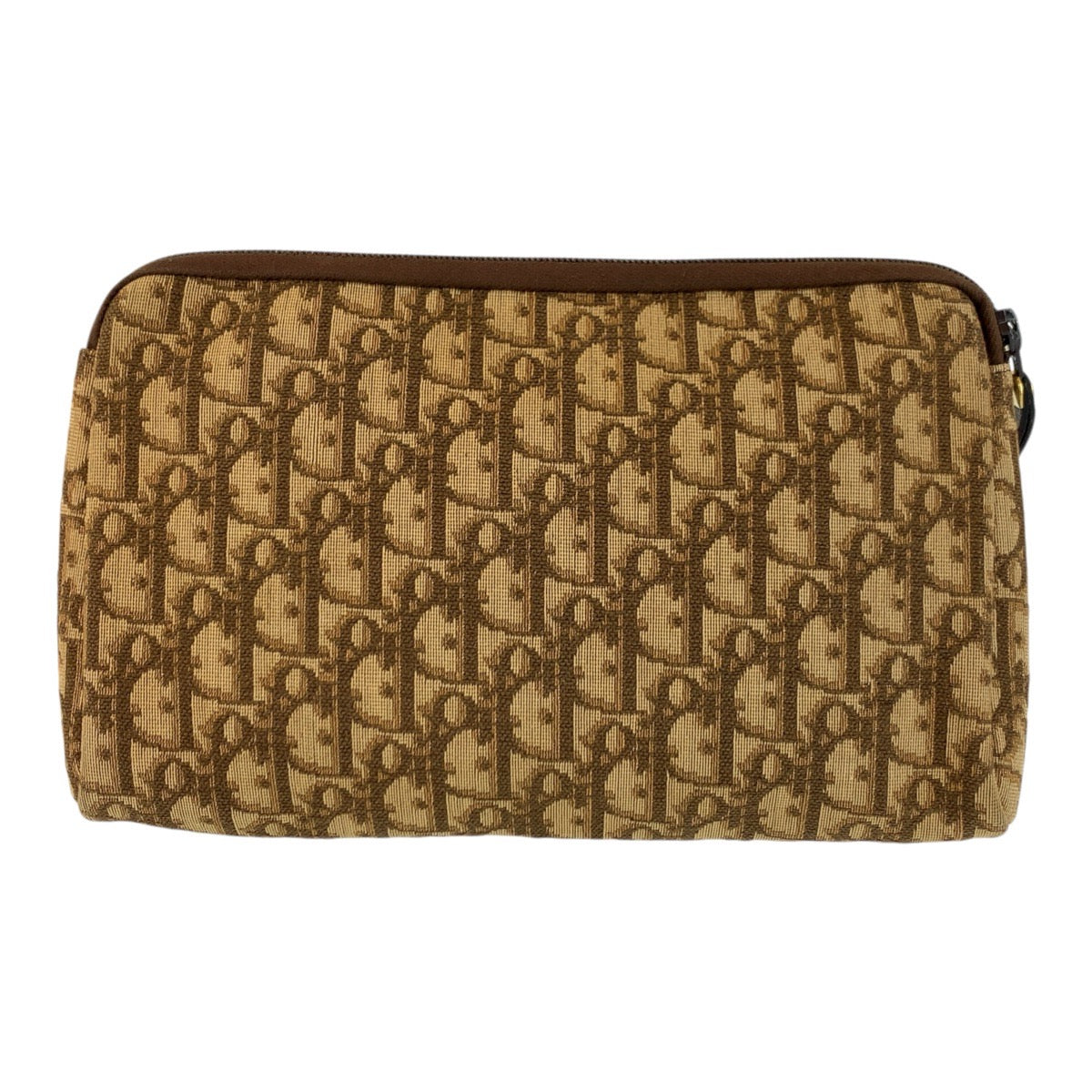 23044
Christian Dior クリスチャンディオール トロッター ベージュ ブラウン ゴールド金具 キャンバス / レザー クラッチバッグ セカンドバッグ メンズ ABP28