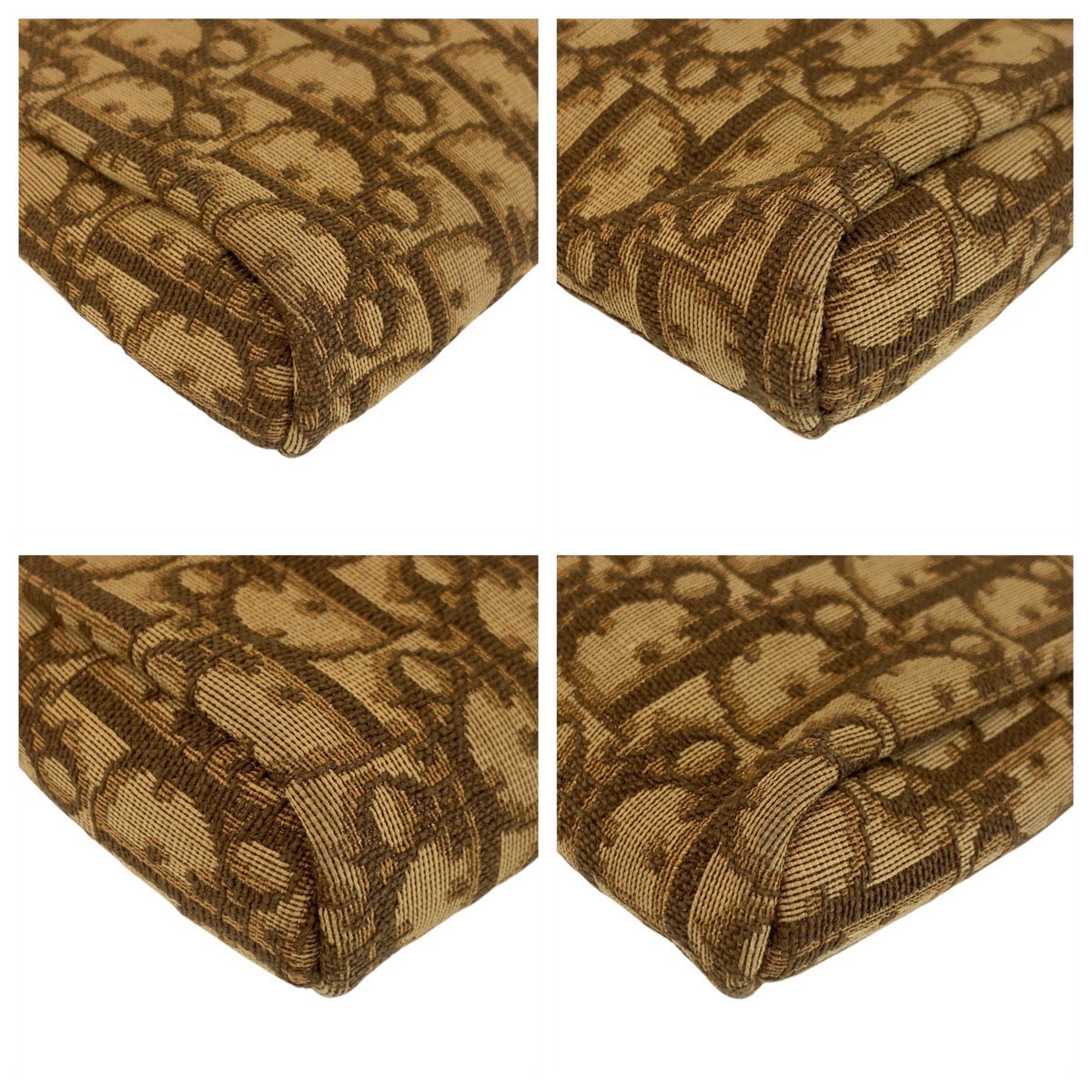 23044
Christian Dior クリスチャンディオール トロッター ベージュ ブラウン ゴールド金具 キャンバス / レザー クラッチバッグ セカンドバッグ メンズ ABP28