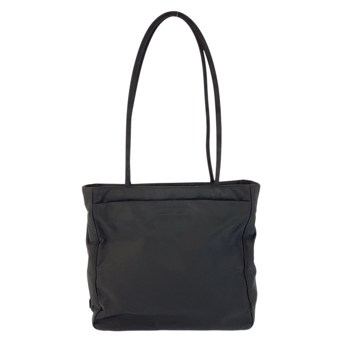 23047
PRADA プラダ テスート 三角ロゴプレート ブラック 黒 シルバー金具 ナイロン 50 トートバッグ ショルダーバッグ レディース ABP21