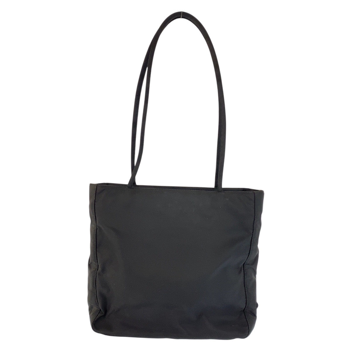 23047
PRADA プラダ テスート 三角ロゴプレート ブラック 黒 シルバー金具 ナイロン 50 トートバッグ ショルダーバッグ レディース ABP21