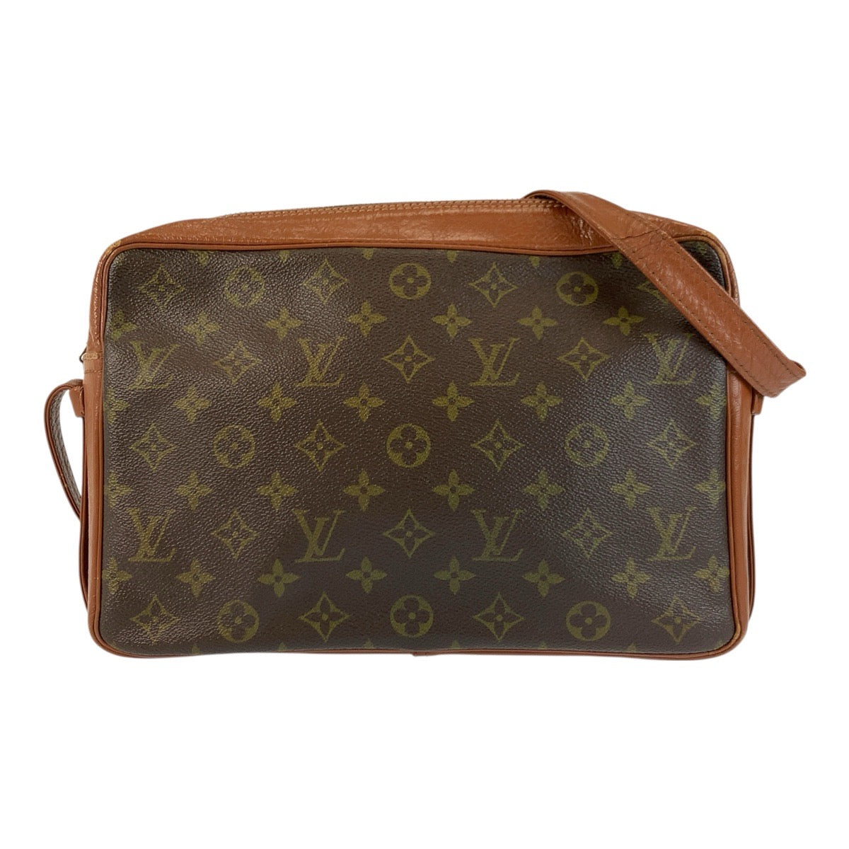 23063
LOUIS VUITTON ルイヴィトン モノグラム サックバンドリエール30 ブラウン ゴールド金具 PVC M51364 ショルダーバッグ メッセンジャーバッグ レディース AB28