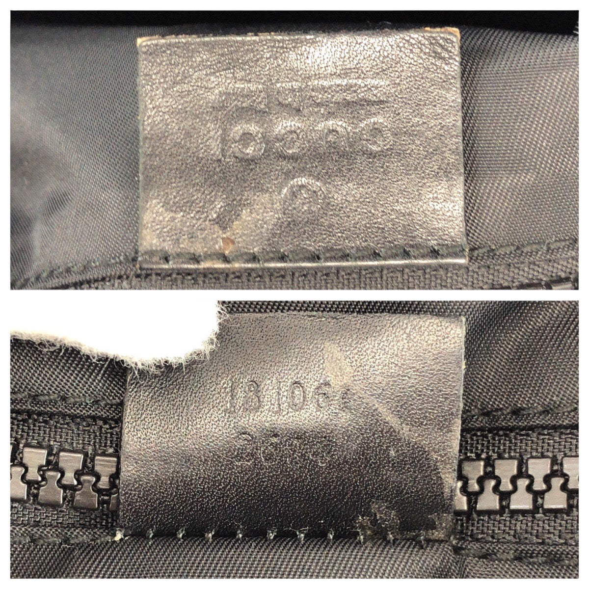 23064
GUCCI グッチ シェリーライン インターロッキング ブラック 黒 シルバー金具 ナイロン 181061 ショルダーバッグ メッセンジャーバッグ レディース AB21