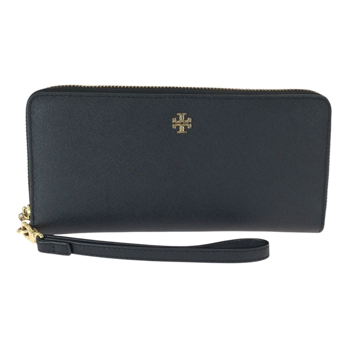 23074
Tory Burch トリーバーチ ブラック 黒 ゴールド金具 レザー 長財布 ロングウォレット メンズ A8