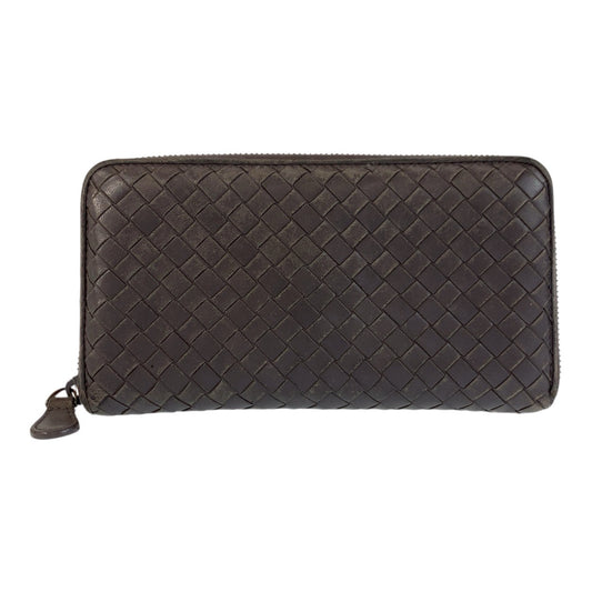 23078
BOTTEGAVENETA ボッテガヴェネタ イントレチャート ブラウン レザー BO1786504C 長財布 ロングウォレット メンズ B5