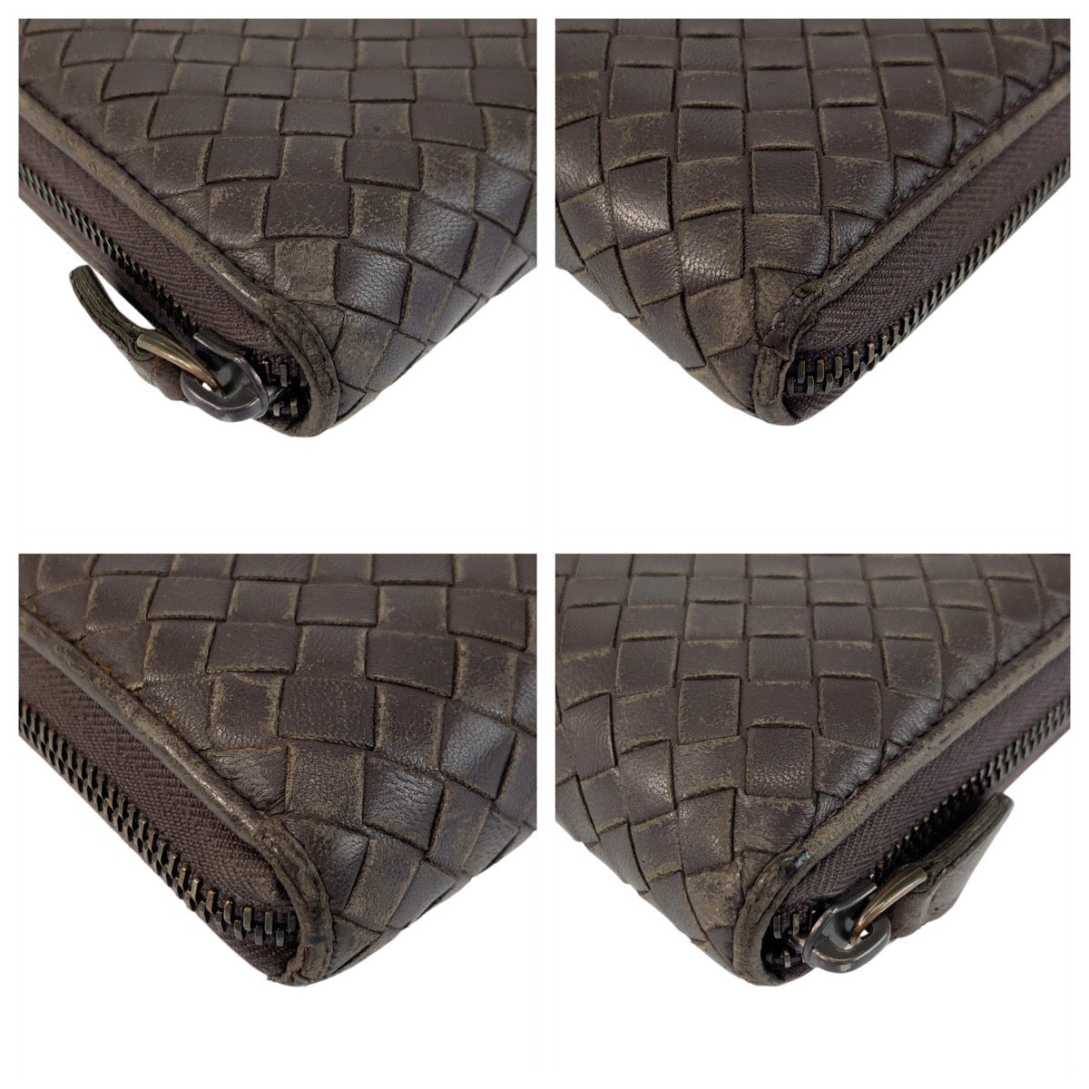 23078
BOTTEGAVENETA ボッテガヴェネタ イントレチャート ブラウン レザー BO1786504C 長財布 ロングウォレット メンズ B5