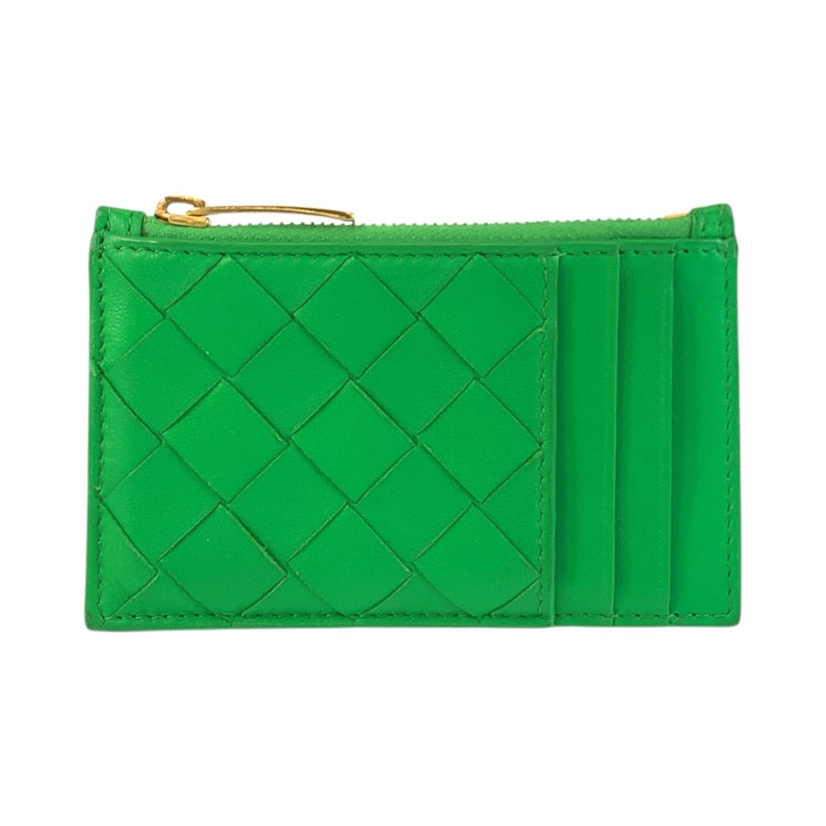 23082
BOTTEGAVENETA ボッテガヴェネタ イントレチャート グリーン ゴールド金具 レザー A00039929K コインケース フラグメントケース メンズ ABP30