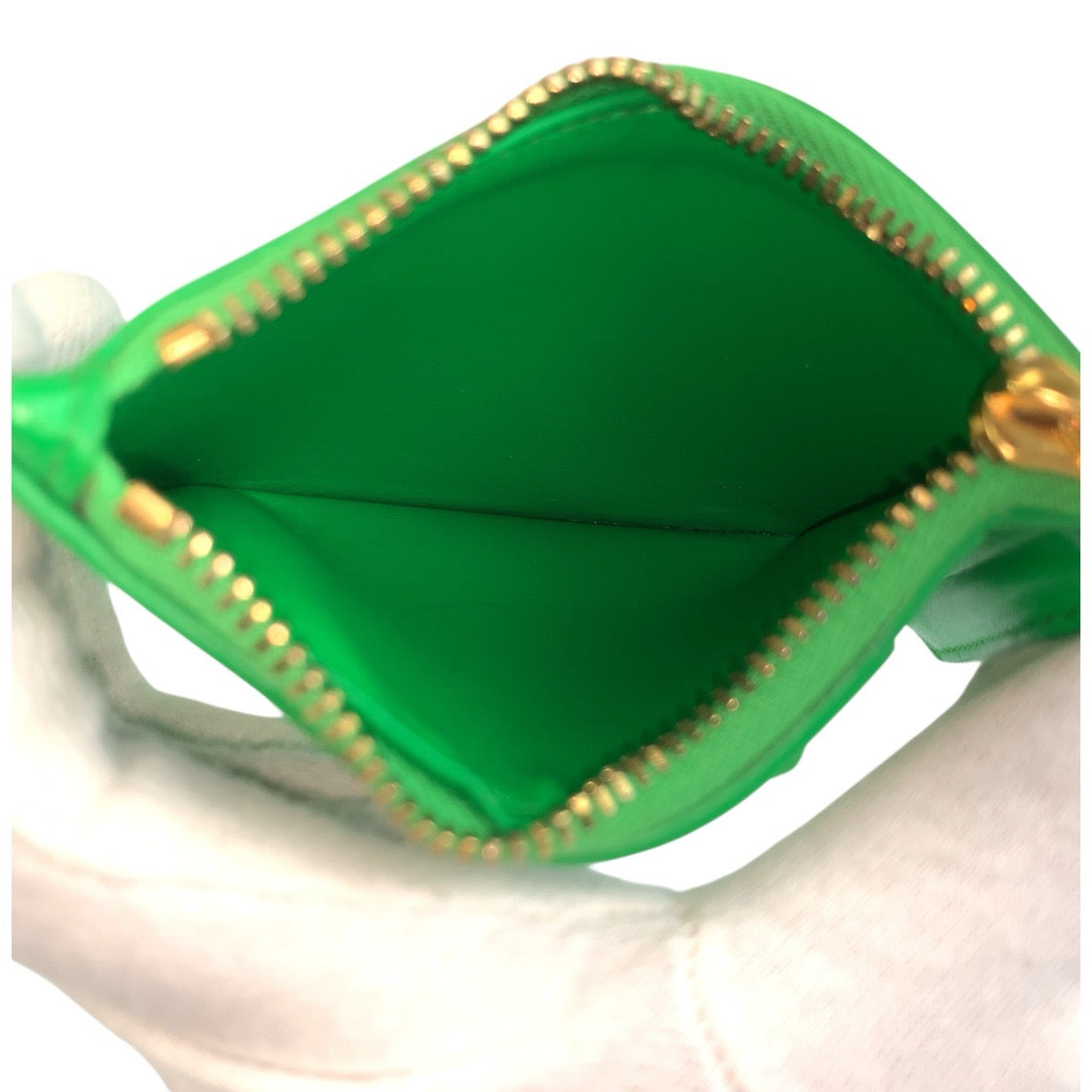 23082
BOTTEGAVENETA ボッテガヴェネタ イントレチャート グリーン ゴールド金具 レザー A00039929K コインケース フラグメントケース メンズ ABP30