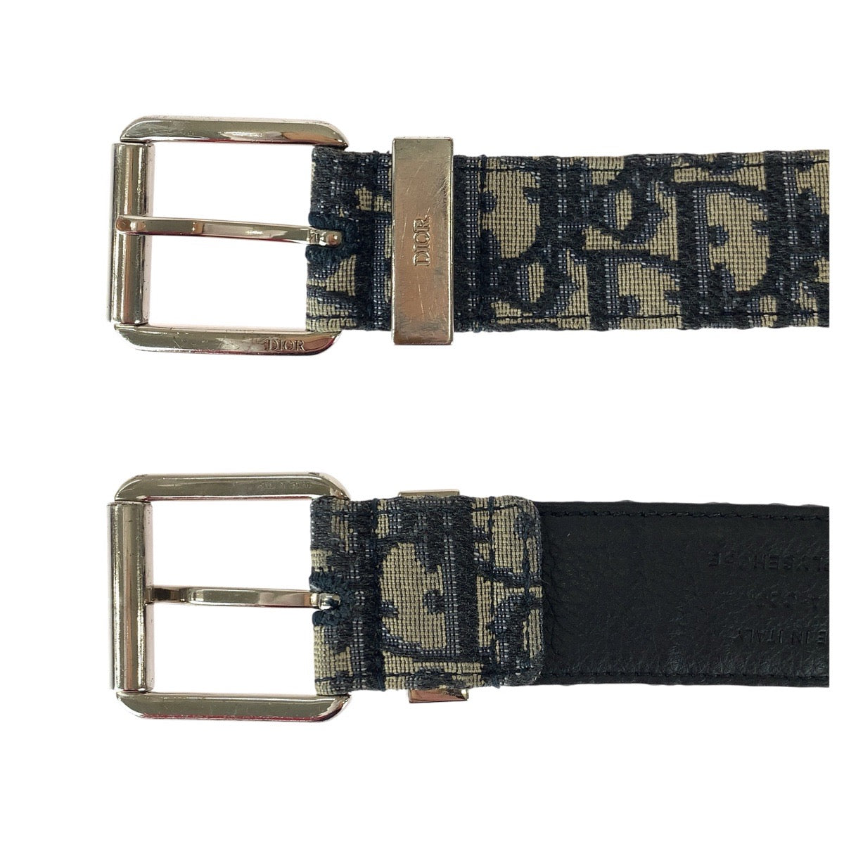 23083
Dior ディオール オブリーク ジャカード 85cm ネイビー シルバー金具 キャンバス / レザー 4333PLYSEHO5E ベルト メンズ AB35