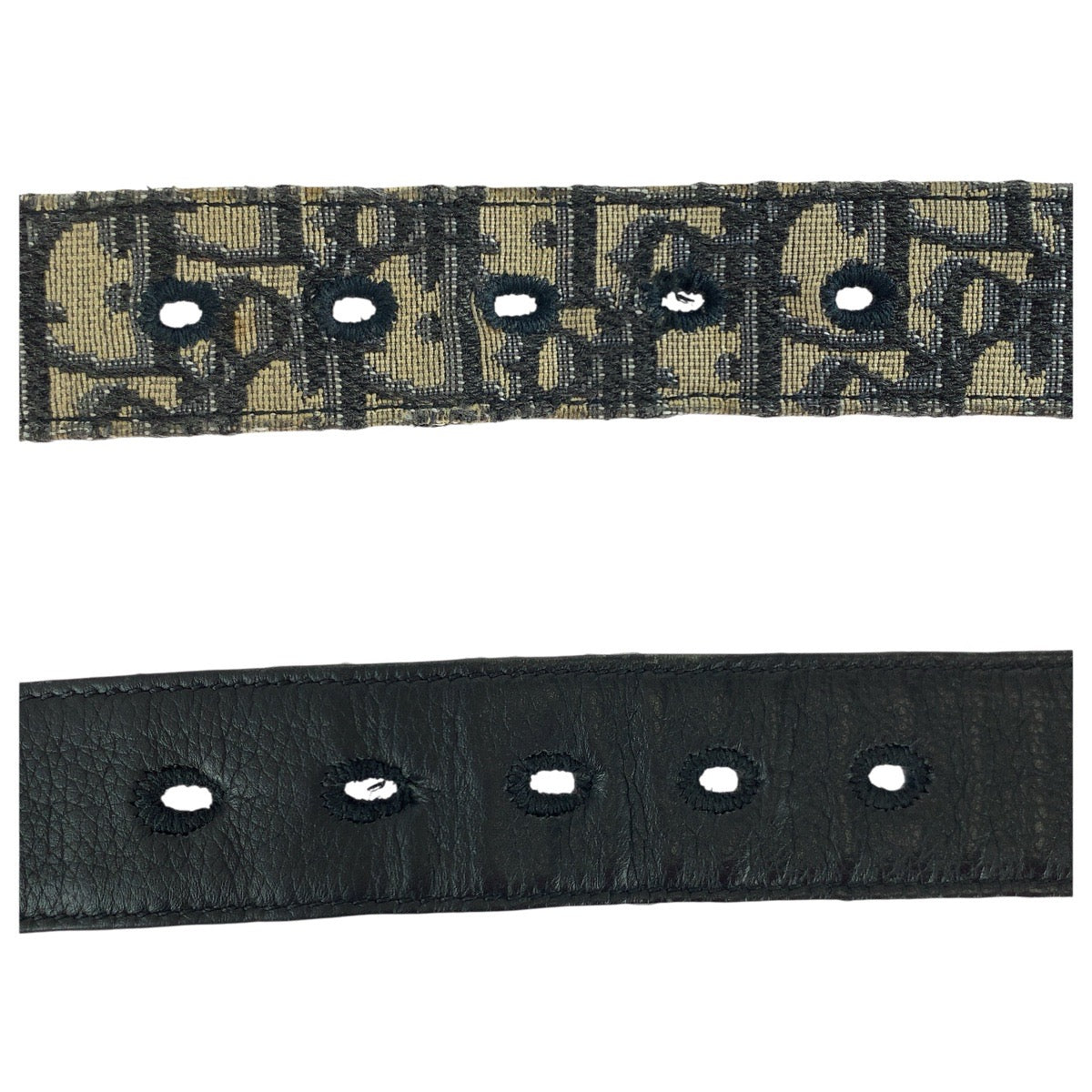 23083
Dior ディオール オブリーク ジャカード 85cm ネイビー シルバー金具 キャンバス / レザー 4333PLYSEHO5E ベルト メンズ AB35