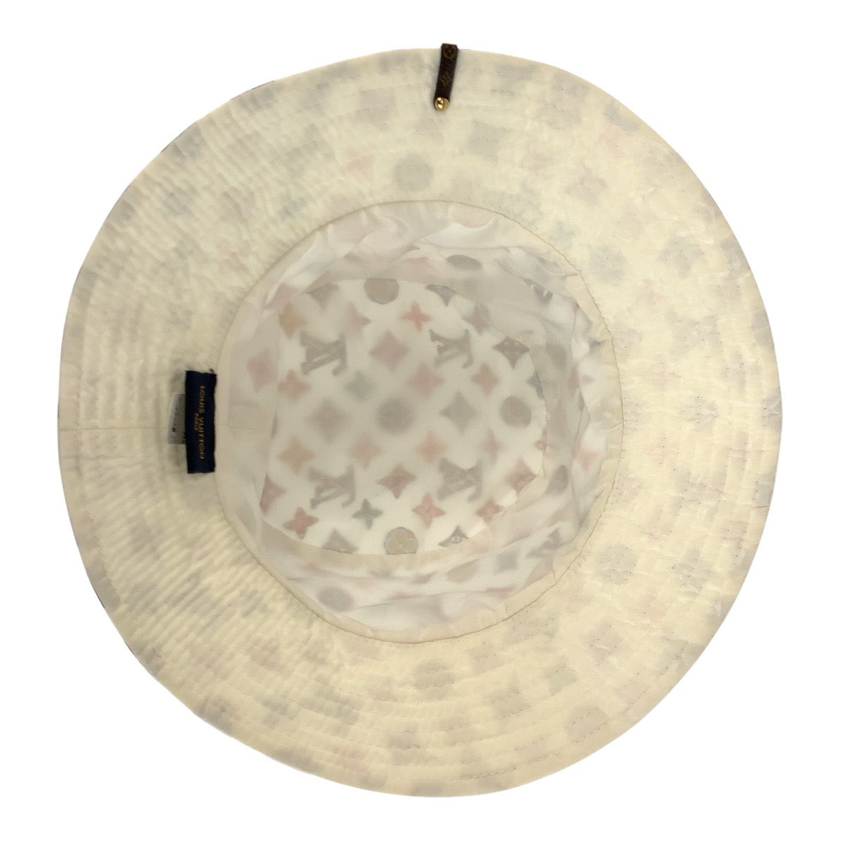 23085
LOUIS VUITTON ルイヴィトン モノグラム ボブ ラブリーグラム ホワイト マルチカラー ナイロン / ポリエステル / シルク M76718 バケットハット 男女兼用 メンズ A60