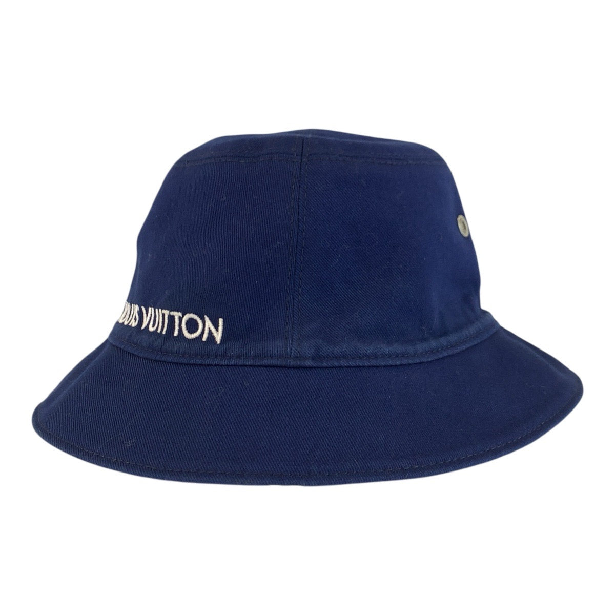 23086
LOUIS VUITTON Monogram Bandana Bonne Blue Cotton MP3344 Bucket Hat Reversible Hat Unisex Men's A56