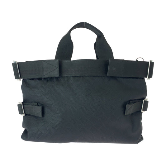 23088
BOTTEGAVENETA ボッテガヴェネタ ブラック 黒 シルバー金具 ナイロン P02003797D トートバッグ ビジネスバッグ メンズ A63
