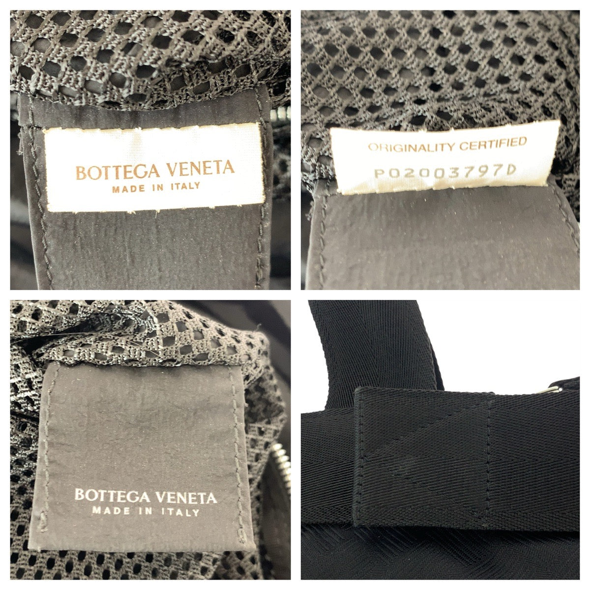 23088
BOTTEGAVENETA ボッテガヴェネタ ブラック 黒 シルバー金具 ナイロン P02003797D トートバッグ ビジネスバッグ メンズ A63