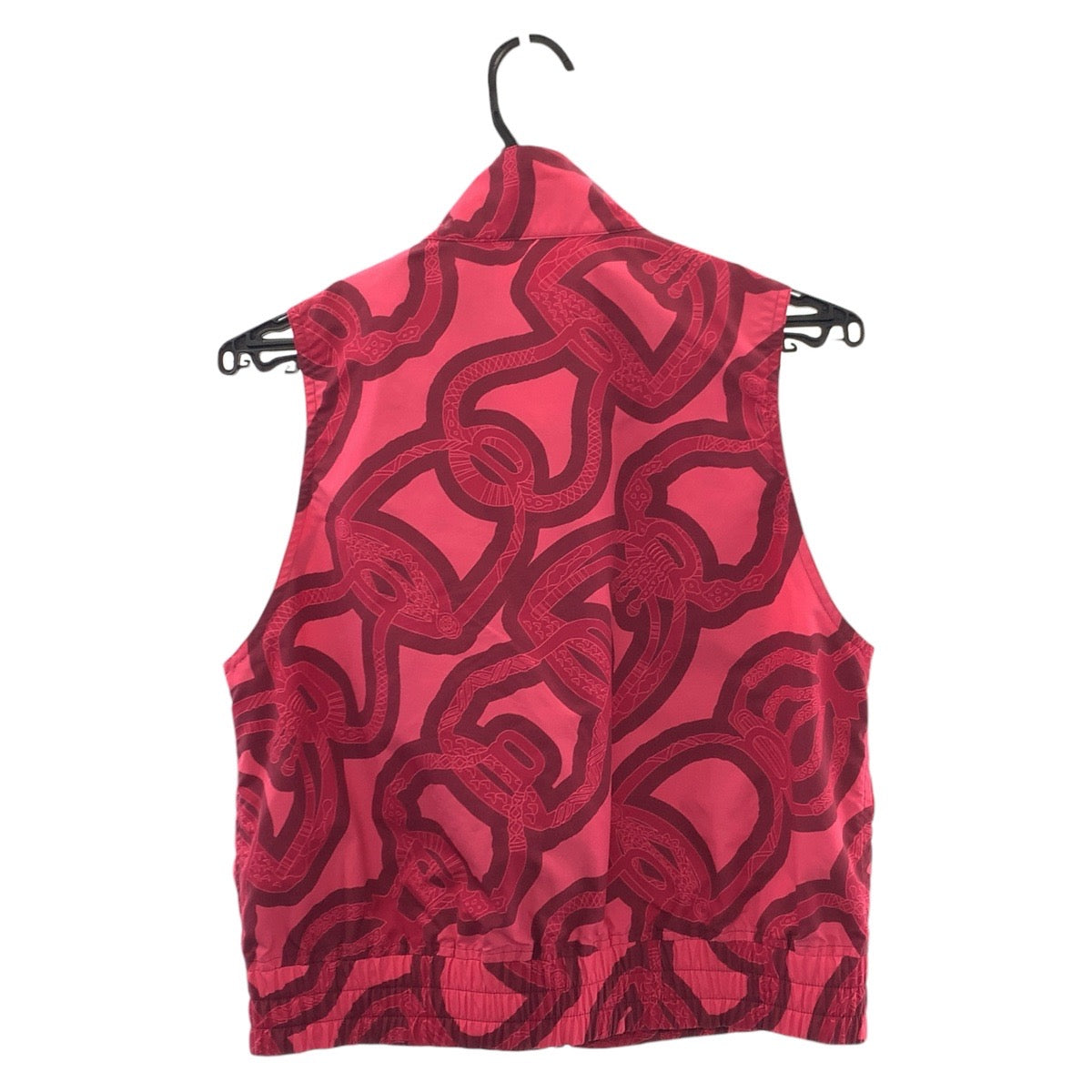 23089
HERMES エルメス Fantaisie d'Etriers サイズS ピンク ボルドー ナイロン 3E0253DW 3E0454DW セットアップ トップス ボトムス レディース A80