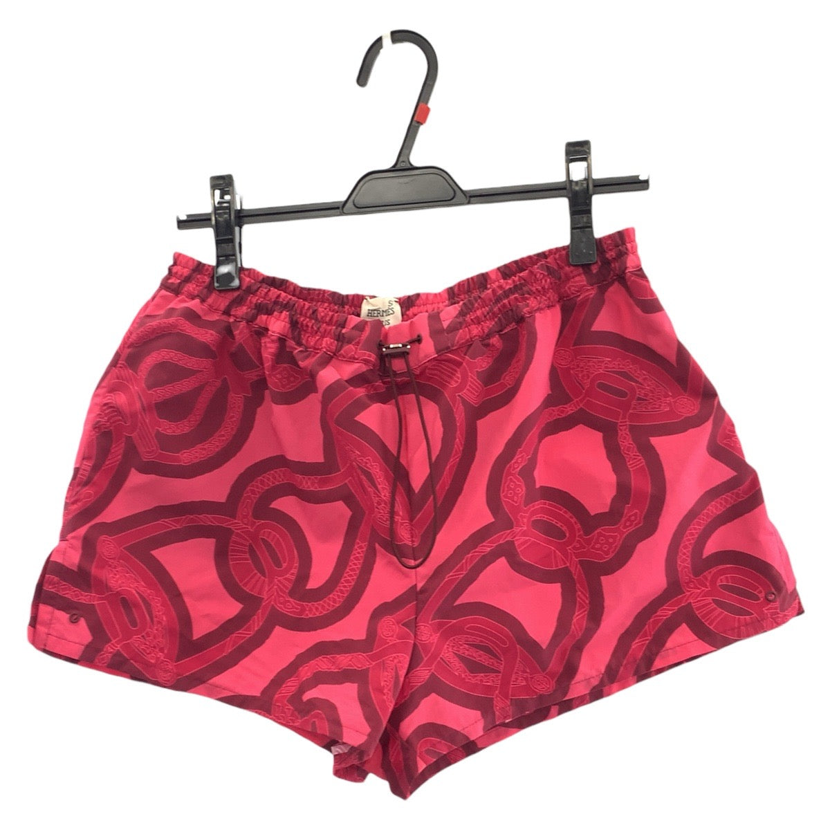 23089
HERMES エルメス Fantaisie d'Etriers サイズS ピンク ボルドー ナイロン 3E0253DW 3E0454DW セットアップ トップス ボトムス レディース A80
