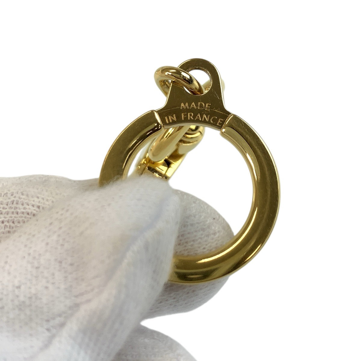 23106
LOUIS VUITTON ルイヴィトン アノクレ ゴールド メッキ M62694 キーホルダー キーリング メンズ A11