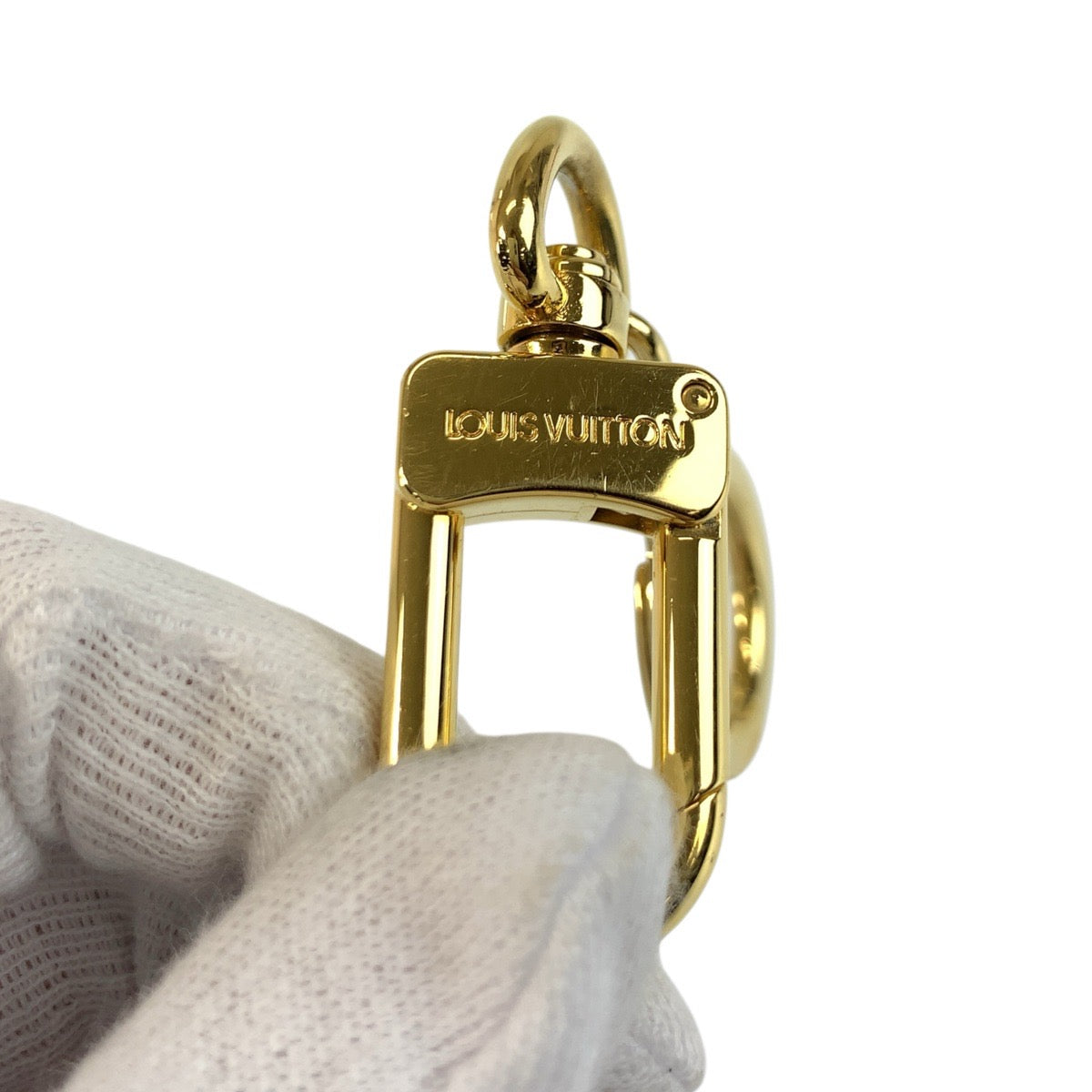 23106
LOUIS VUITTON ルイヴィトン アノクレ ゴールド メッキ M62694 キーホルダー キーリング メンズ A11