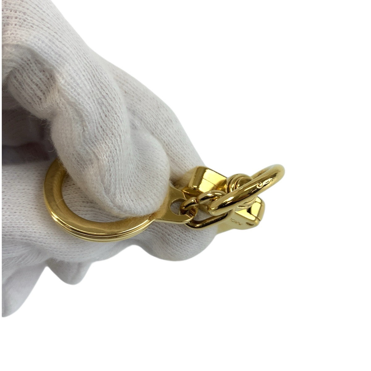 23106
LOUIS VUITTON ルイヴィトン アノクレ ゴールド メッキ M62694 キーホルダー キーリング メンズ A11