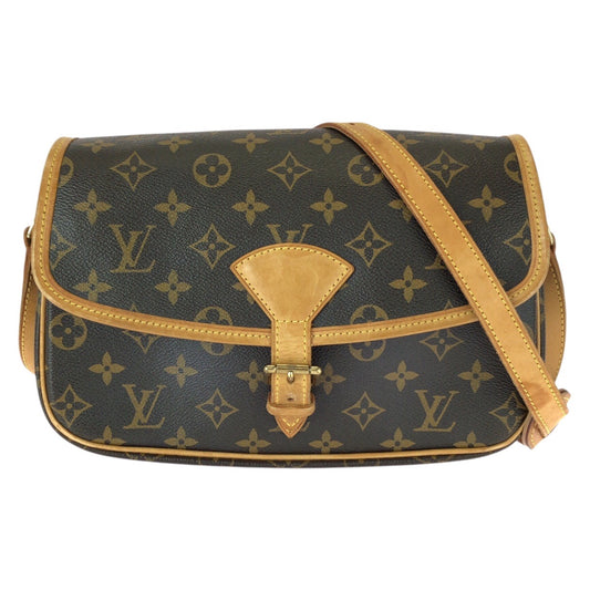 23108
LOUIS VUITTON ルイヴィトン モノグラム ソローニュ ブラウン PVC / レザー M42250 ショルダーバッグ メッセンジャーバッグ レディース ABP150