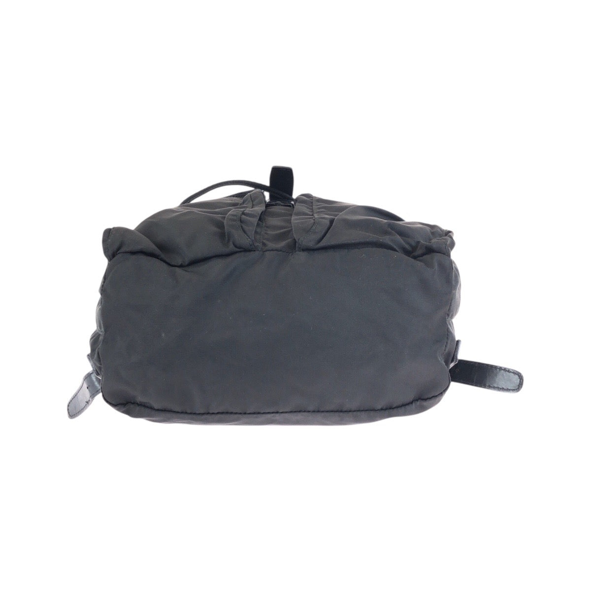 23110
PRADA プラダ テスート 三角ロゴプレート ブラック 黒 シルバー金具 ナイロン リュックサック バックパック レディース AB43