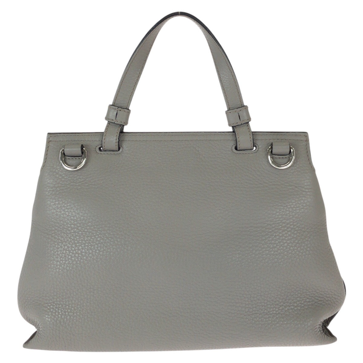 23118
GUCCI グッチ バンブー デイリー 2way グレー シルバー金具 レザー 370831 ショルダーバッグ ハンドバッグ レディース ABP63