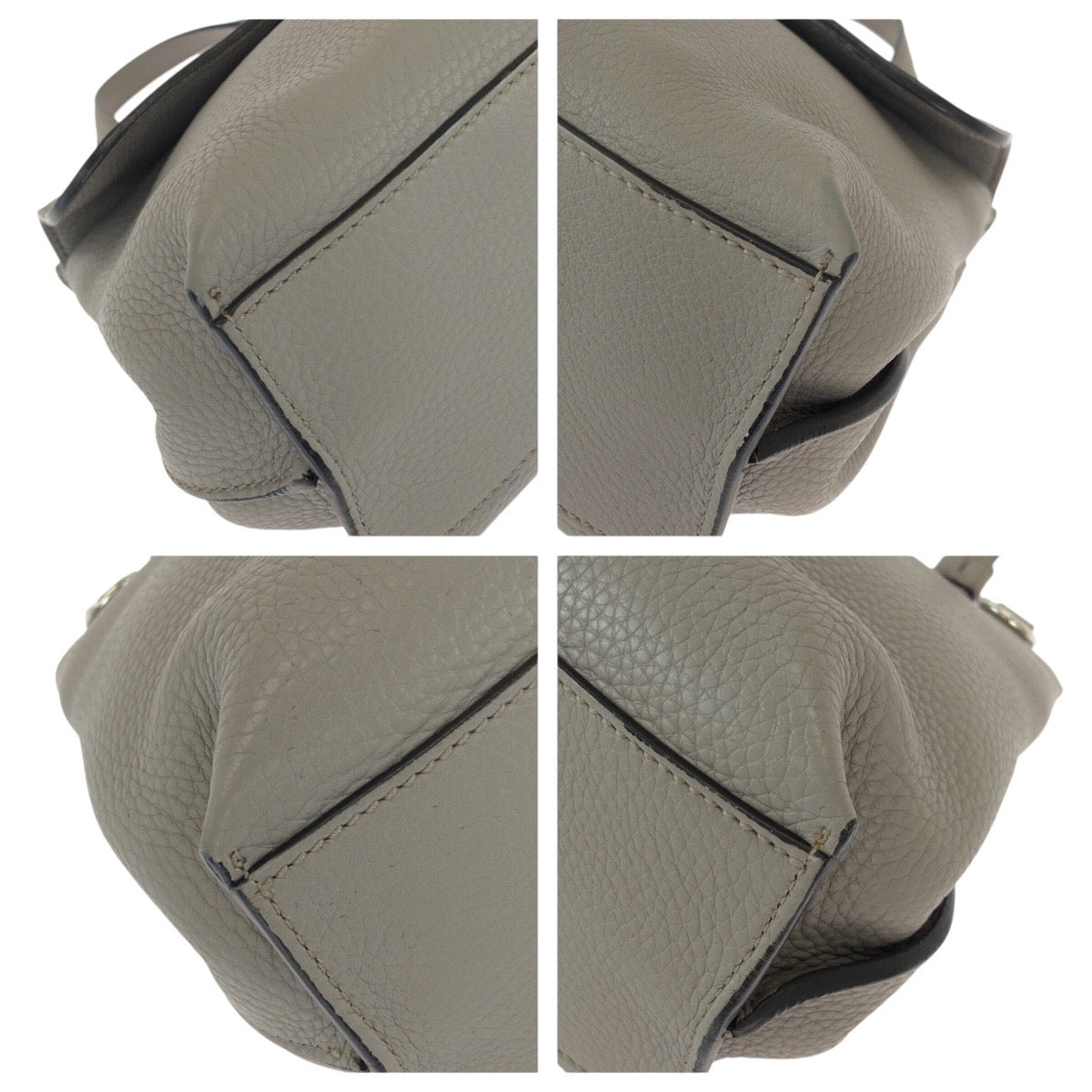 23118
GUCCI グッチ バンブー デイリー 2way グレー シルバー金具 レザー 370831 ショルダーバッグ ハンドバッグ レディース ABP63